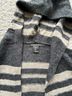 Tahari Stripes Black Gray Tan Cardigan Size S - photo 3