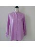 Bob Mackie Pink Purple Long Sleeve Button-Down Shirt Size XS - photo 7