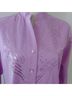 Bob Mackie Pink Purple Long Sleeve Button-Down Shirt Size XS - photo 5
