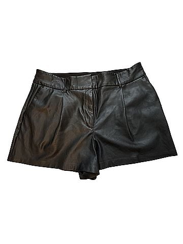 Express Faux Leather Shorts (view 1)