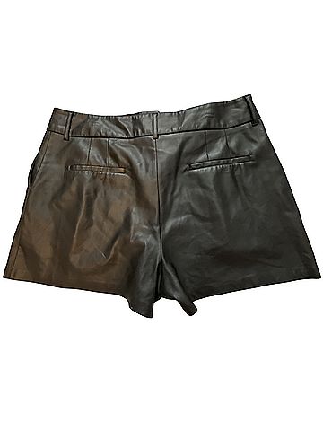 Express Faux Leather Shorts (view 2)
