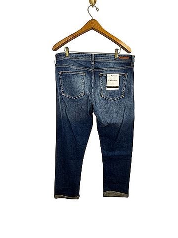 Pilcro and the Letterpress Tapestry Mid-Rise Slim Crop Boyfriend Jeans (view 2)