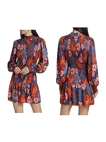 FARM Rio Smocked Mini Dress Casual Dress (view 1)