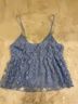 Thirty/Thirty Blue Sleeveless Blouse Size M - photo 4