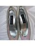 Stuart Weitzman 100% Suede Polka Dots Multi Color Heels Size 7 1/2 - photo 13