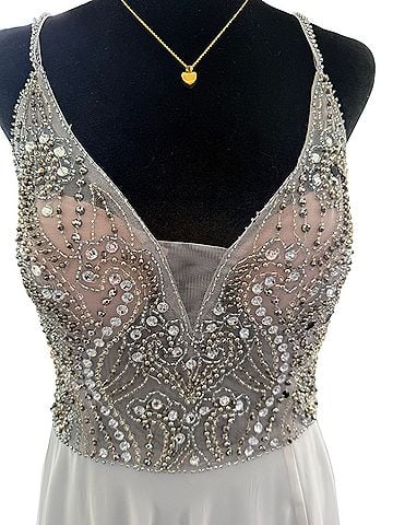 Aqua Cocktail Dress (view 2)