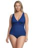 Lands' End Floral Blue White Swimsuit Top Size 3X - photo 1