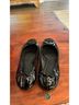 Tory Burch 100% Patent Leather Black Flats Size 10 - photo 3