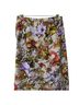 Chico's Design Floral White Green Casual Skirt Size 2 - photo 2