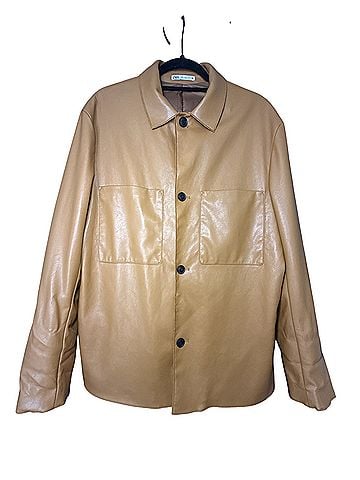 Zara Faux Leather Jacket (view 1)