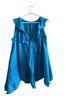 NY Collection 100% Microfiber Polyester Teal Sleeveless Blouse Size XL - photo 1