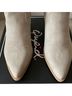 Qupid Gray Ankle Boots Size 8 1/2 - photo 11