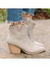 Qupid Gray Ankle Boots Size 8 1/2 - photo 7