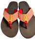 L.L.Bean Red Black Flip Flops Size 8 - photo 1
