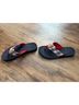 L.L.Bean Red Blue Multi Color Flip Flops Size 8 - photo 6