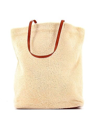 Saint Laurent North South Tote Shearling (view 1)