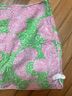 Lilly Pulitzer 100% Cotton Floral Pink Green Skort Size 8 - photo 4