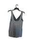 Michael Kors Aztec Or Tribal Print Multi Color Blue White Sleeveless Top Size M - photo 3