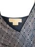 Michael Kors Aztec Or Tribal Print Multi Color Blue White Sleeveless Top Size M - photo 2