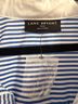 Lane Bryant 100% Polyester 100% Polyester Stripes Blue White Long Sleeve Button-Down Shirt Size 26 - photo 3