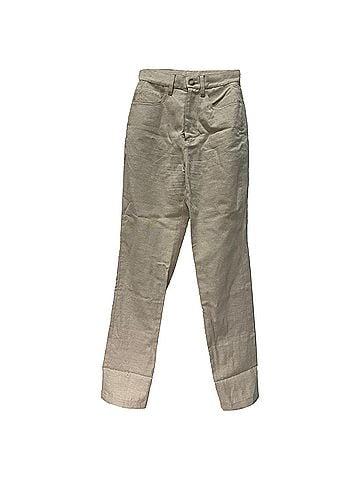 Nanushka Nanushka Straight-Leg Trousers in Beige Cotton (view 1)