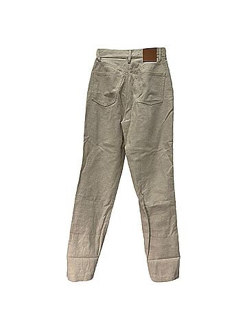 Nanushka Nanushka Straight-Leg Trousers in Beige Cotton (view 2)
