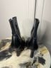 Stuart Weitzman 100% Leather Black Ankle Boots Size 7 - photo 6