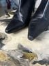 Stuart Weitzman 100% Leather Black Ankle Boots Size 7 - photo 5