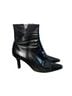 Stuart Weitzman 100% Leather Black Ankle Boots Size 7 - photo 2