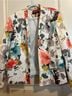 Evan Picone Floral White Pink Blazer Size 1X - photo 8