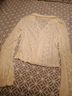 No Comment Ivory Long Sleeve Blouse Size M - photo 4