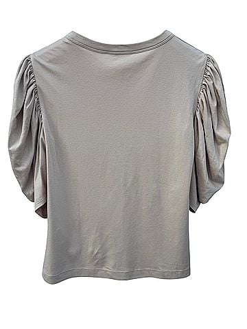 Rebecca Taylor Puff Sleeve Short Sleeve Blouse (view 2)