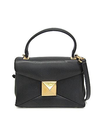 Valentino Garavani Valentino Garavani One Stud Small Women's Leather Handbag,Shoulder Bag Black (view 1)