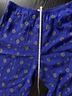 Free People 100% Rayon Print Blue Casual Pants Size XS - photo 7
