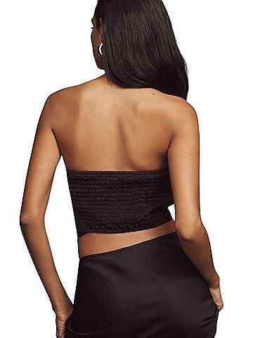 Anthropologie Strapless Scarf Top Tank Top (view 2)