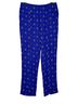 Free People 100% Rayon Print Blue Casual Pants Size XS - photo 2