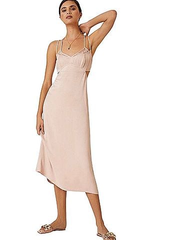 Anthropologie Slip Dress Cocktail Dress (view 1)
