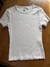 H&M White Short Sleeve Blouse Size S - photo 4