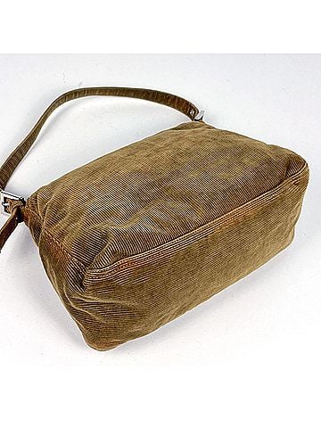 Fendi Fendi FENDI Shoulder Bag Zucca Logo Mamma Baguette Suede Brown 26325 Women's (view 2)