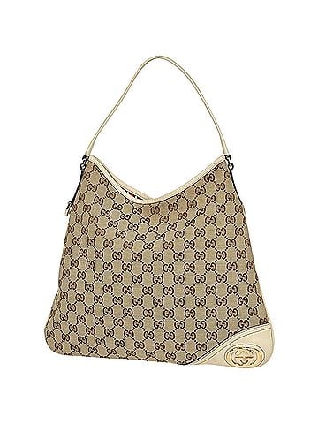 Gucci Gucci GUCCI Shoulder Bag GG Pattern Canvas Beige White 169947 Women's (view 1)