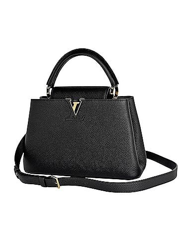 Louis Vuitton Louis Vuitton Capucines MM Handbag 2-Way Shoulder Bag Leather Noir (Black) M24727 Women's (view 1)
