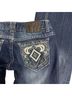 Amethyst Jeans Paisley Blue Fleece Pants Size 1 - photo 3