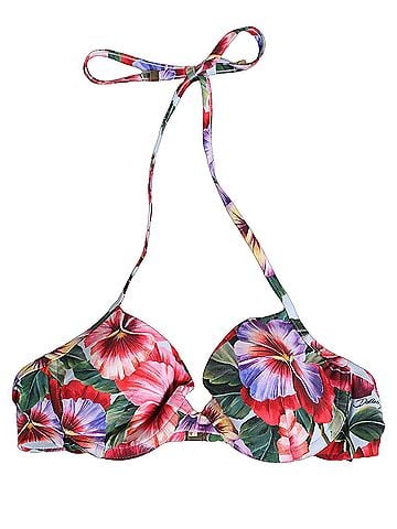 Dolce & Gabbana Top Multicolor Floral Print Beachwear Women's Bikini (view 1)