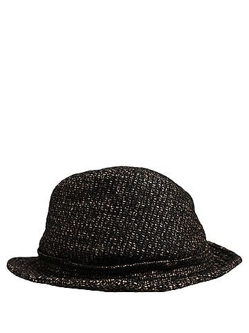 Dolce & Gabbana Gray Melange Blended Textured Tweed Capello Women's Hat (view 2)