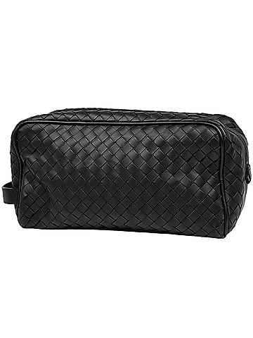 Bottega Veneta Bottega Veneta Intrecciato Clutch Bag Handbag Leather Black 174361 Men's (view 1)