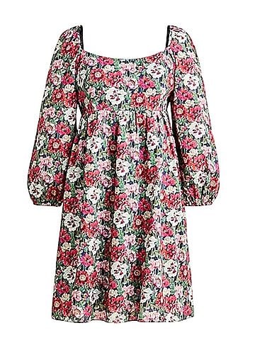 J.Crew Puffsleeve Mini Dress In Liberty Poppy Amelie Floral Casual Dress (view 1)