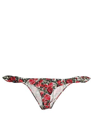 Dolce & Gabbana Multicolor Floral Print Beachwear Bikini Women's Bottom (view 1)