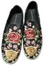 Alice + Olivia Floral Black Multi Color Sneakers Size 11 - photo 1