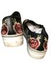 Alice + Olivia Floral Black Multi Color Sneakers Size 11 - photo 2