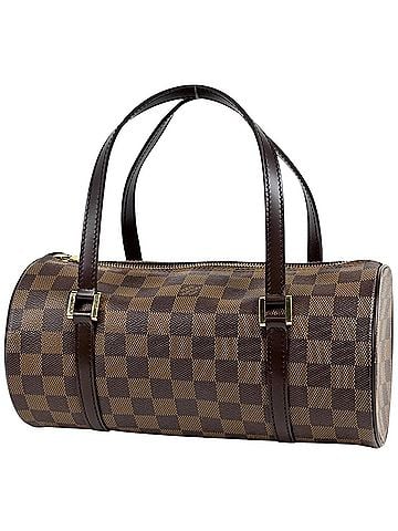 Louis Vuitton Louis Vuitton Papillon 26 handbag, barrel-shaped, Damier pattern, brown, N51304, women's. (view 1)
